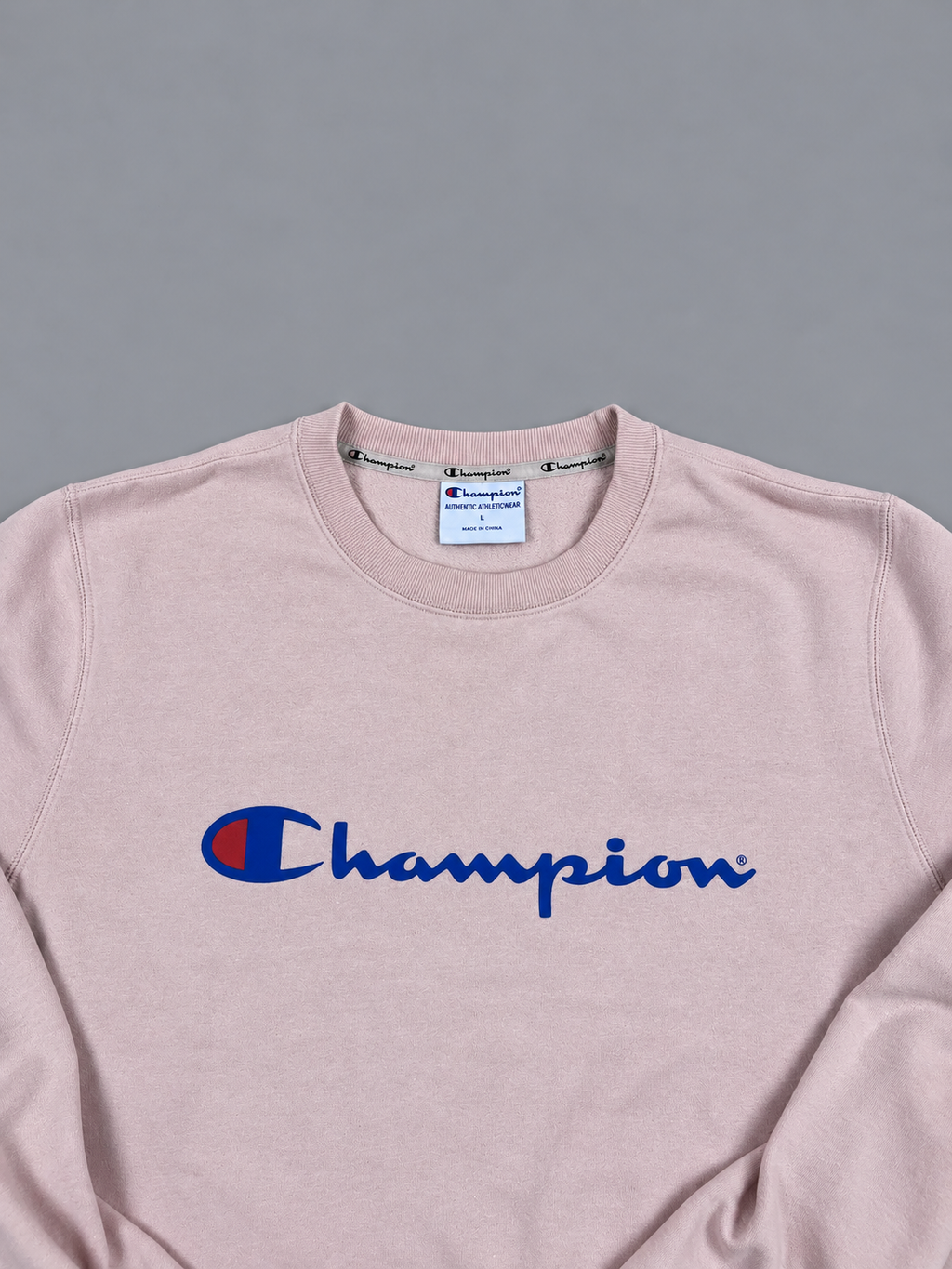 Champion Sweatshirt in Hellrosa M / L - second hand