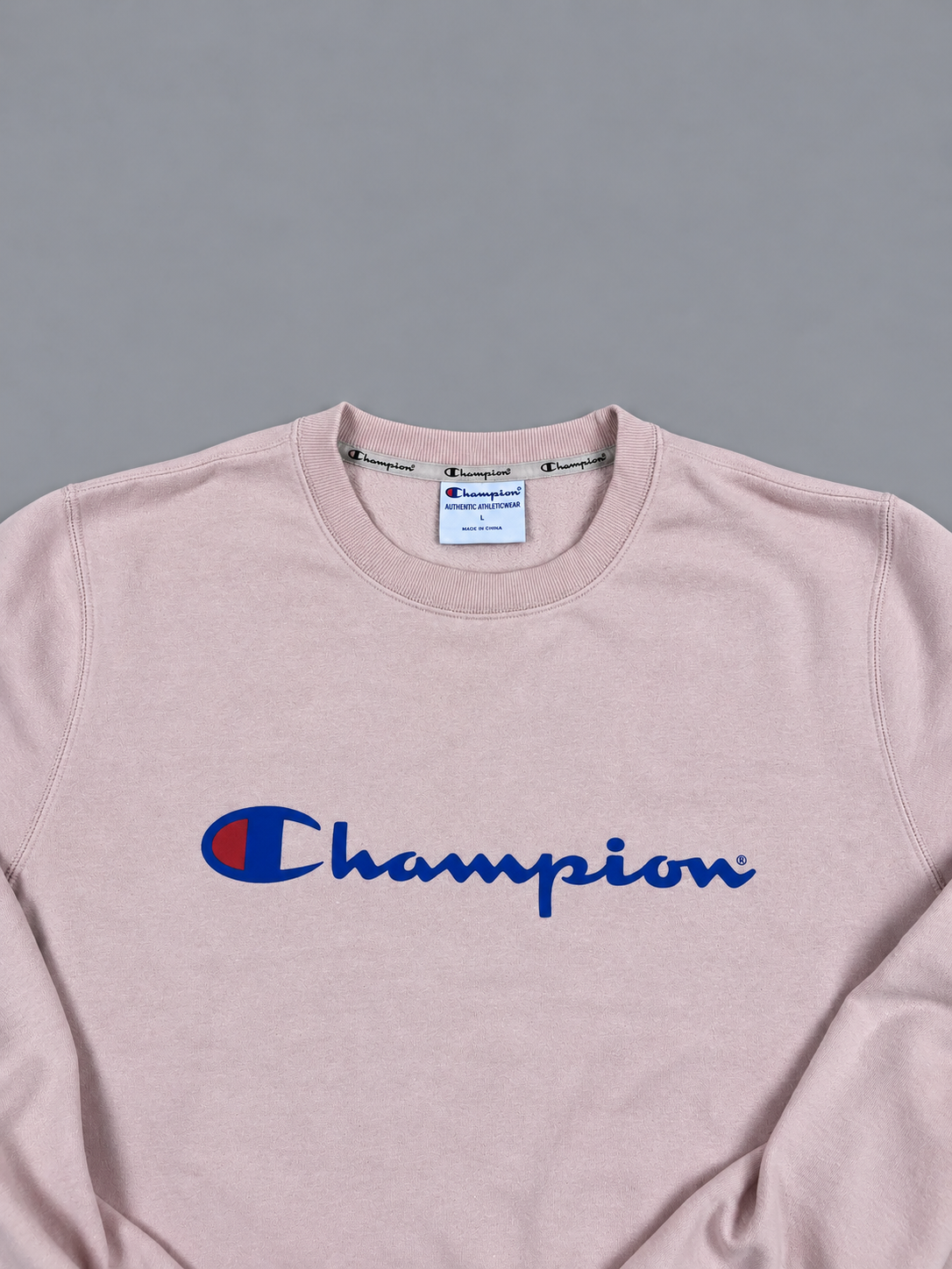 Champion Sweatshirt in Hellrosa M / L - second hand