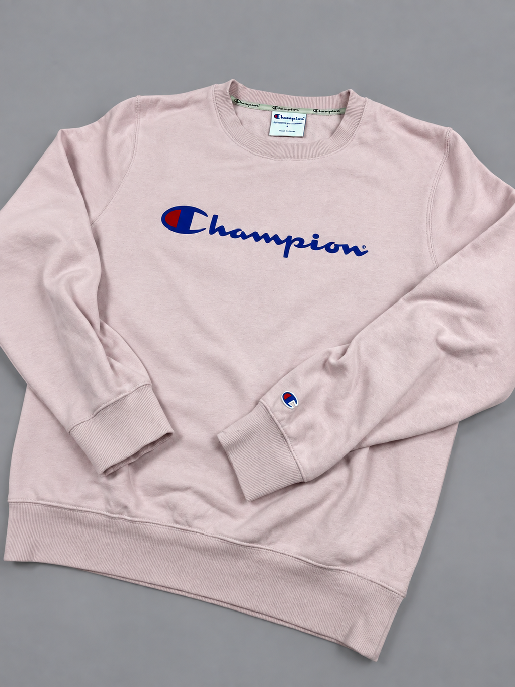 Champion Sweatshirt in Hellrosa M / L - second hand