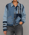 Distressed denim jacket "10 Hours" (Pre-Order)