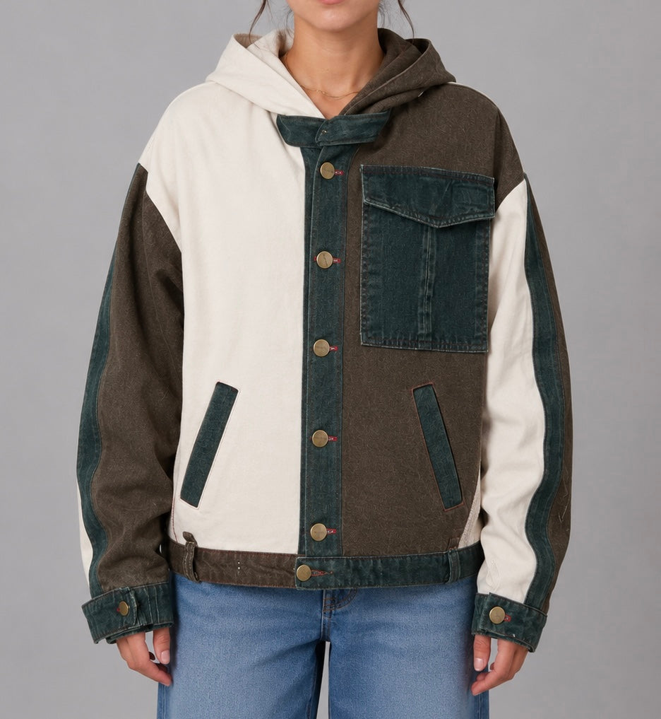 Patchwork Oversized Denim Jacket Pattern – Schnittmuster | Recrave Upcycling