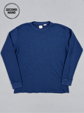 Levi's Langarmshirt dunkelblau basic L - second hand