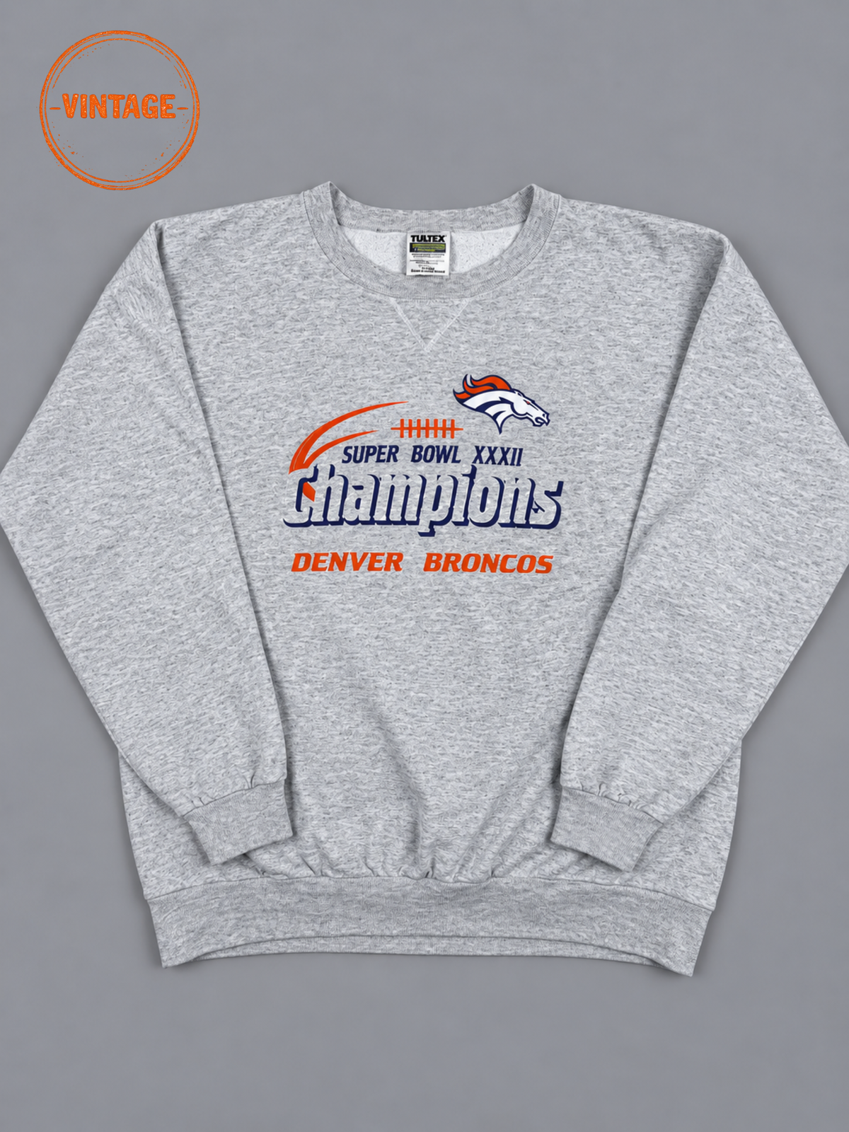 Vintage Denver Broncos Super Bowl Sweatshirt 90s XL - second hand