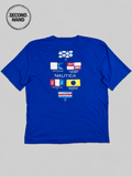 Nautica T-Shirt mit maritimem Flaggenprint XXL - second hand
