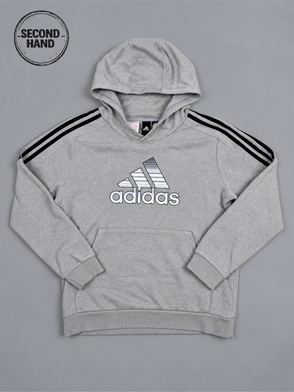 Adidas Hoodie basic grau XS/ S- second hand