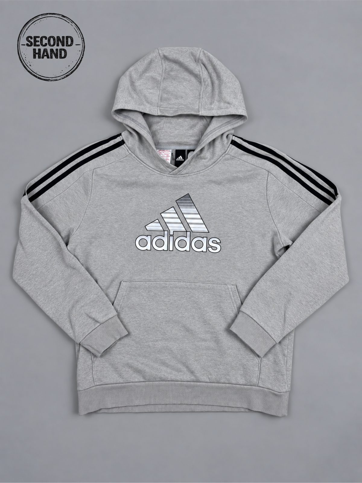 Adidas Hoodie basic grau XS/ S- second hand