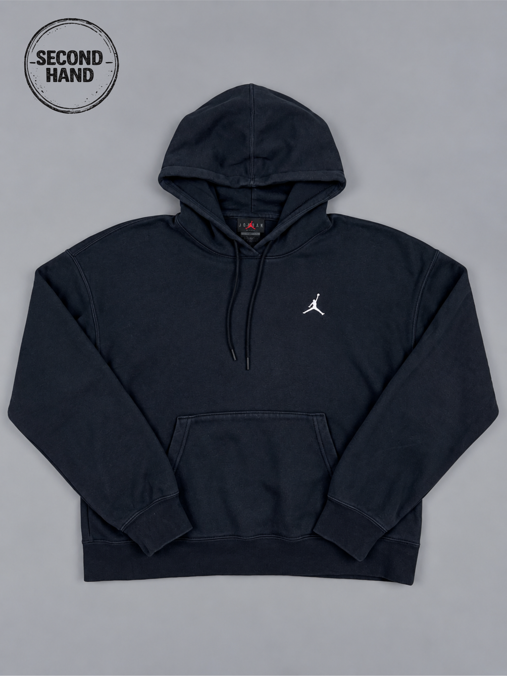 Jordan Hoodie basic schwarz XS - second hand