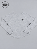 Hollister Langarmshirt in Grau XS / S - second hand