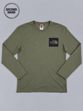 The North Face Langarmshirt olivgrün M - second hand