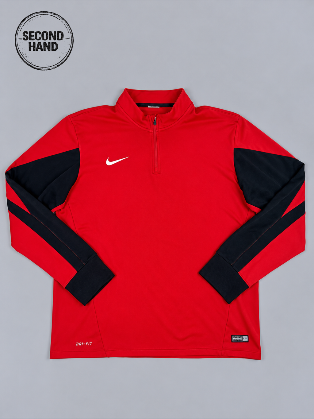 Nike Dri-FIT Zipper Fleece-Langarmshirt L - second hand