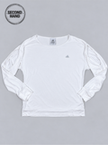 Y2K-Look Adidas Langarmshirt in Weiß M - second hand