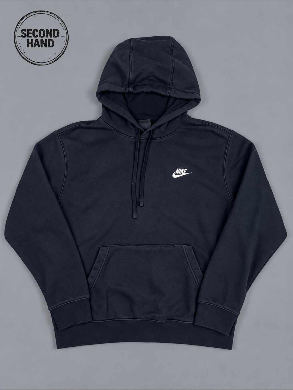 Nike Hoodie basic schwarz S / M - second hand