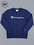 Champion Sweatshirt basic dunkelblau S - second hand