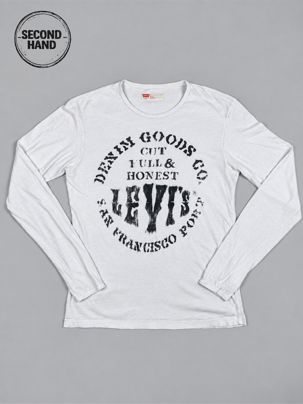 Levi’s Langarmshirt Vintage Look Print S - second hand