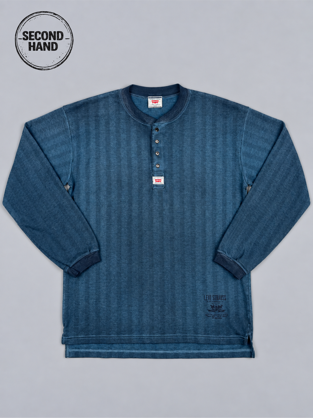 Levi’s Henley-Langarmshirt Vintage Look L - second hand