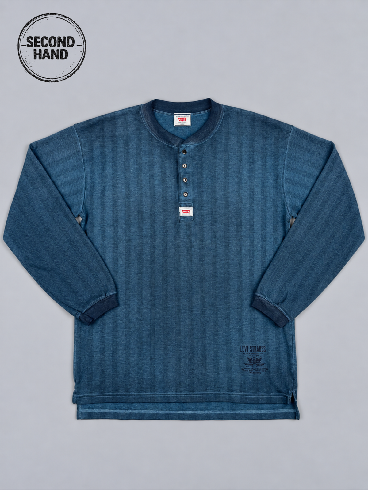Levi’s Henley-Langarmshirt Vintage Look L - second hand