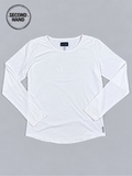 Armani Basic Langarmshirt weiß S -second hand