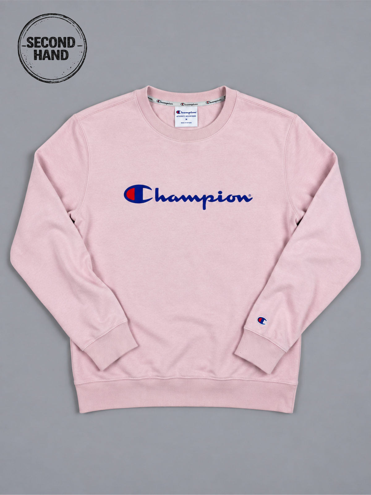 Champion Sweatshirt in Hellrosa M / L - second hand