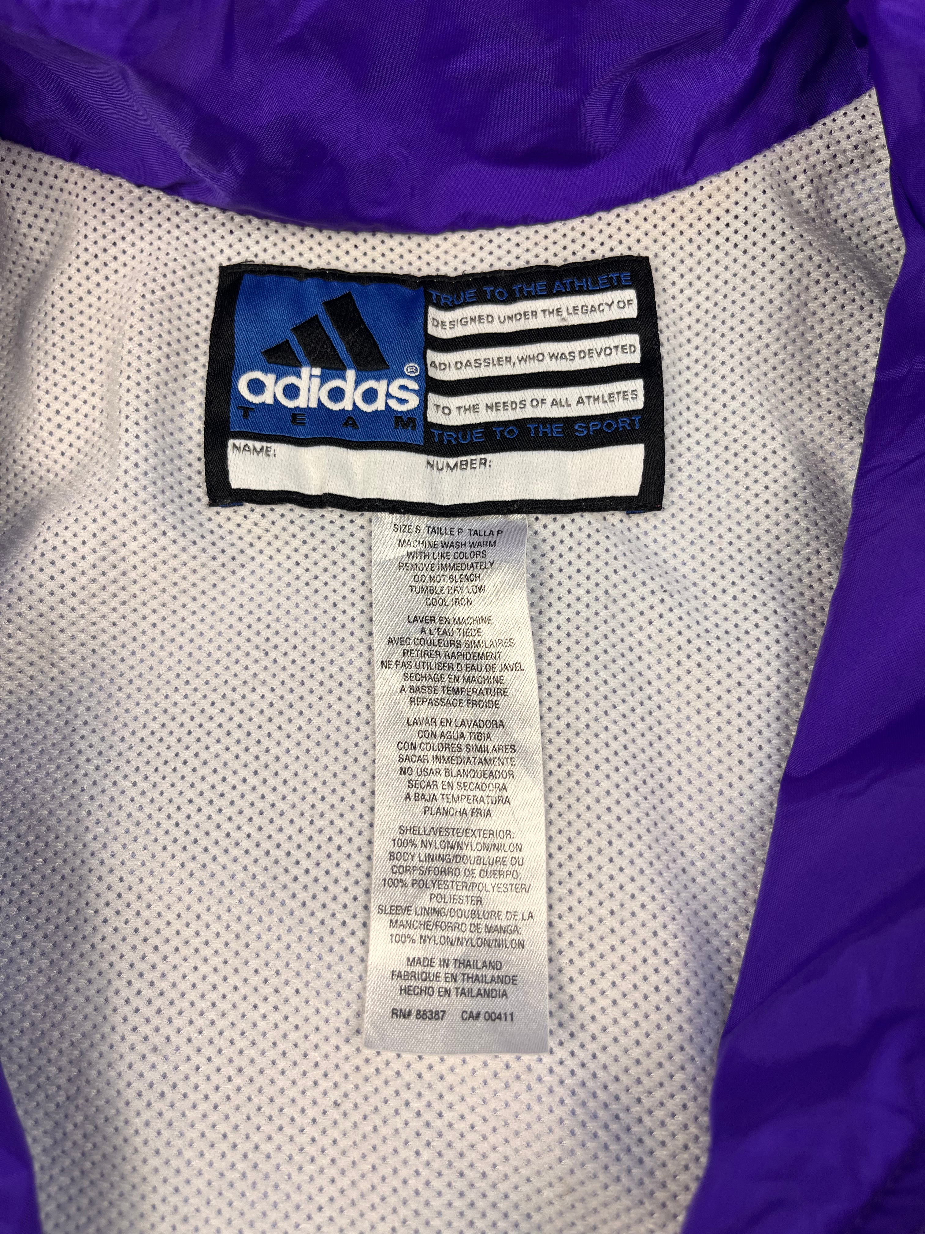 Vintage Adidas Northwestern Wildcats Track Jacket – Lila/Schwarz | Second Hand