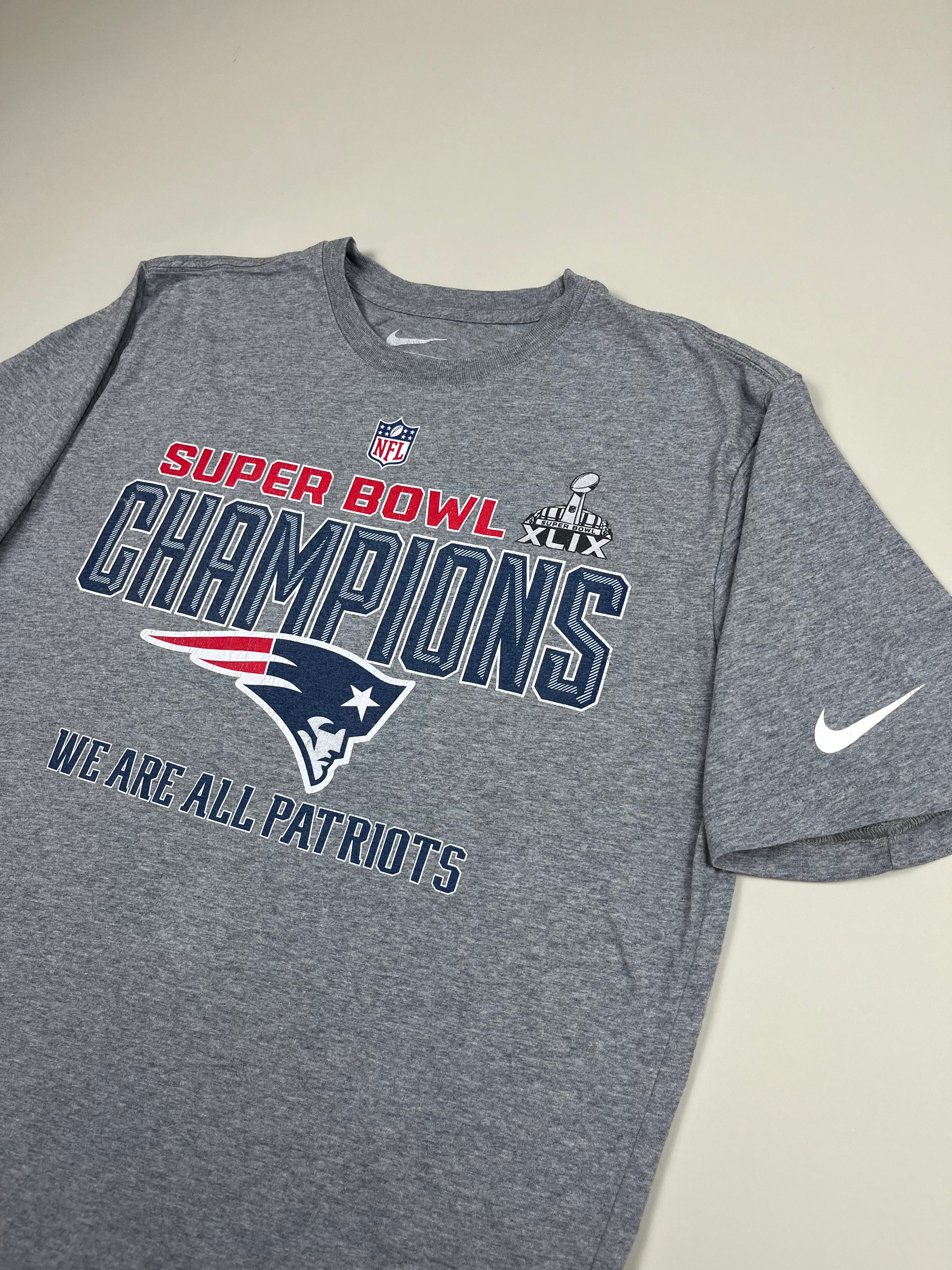 Nike NFL Patriots Super Bowl XLIX Champions T-Shirt M - second hand