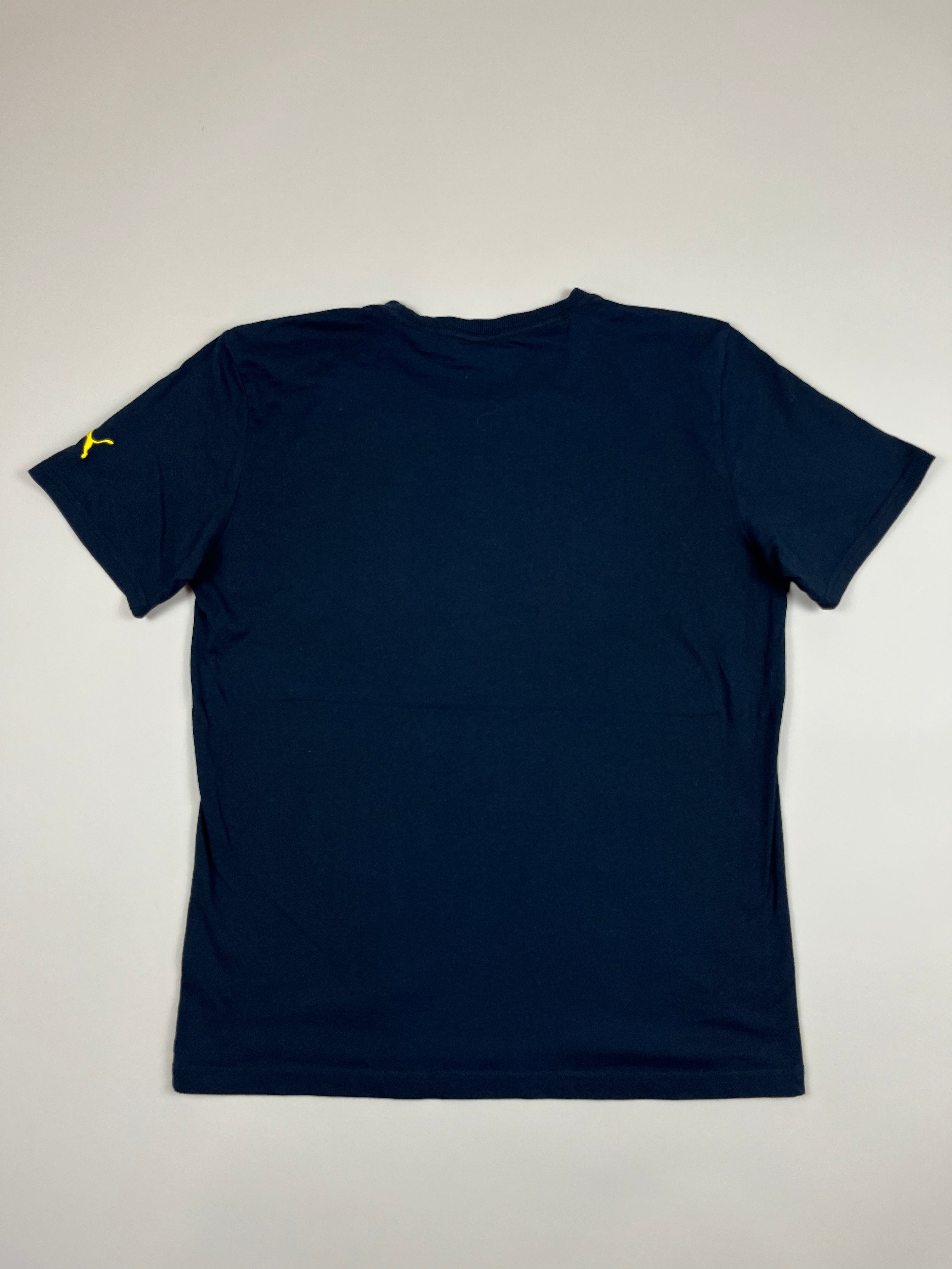 uma T-Shirt mit Hongkong-Print schwarz S/M - second hand