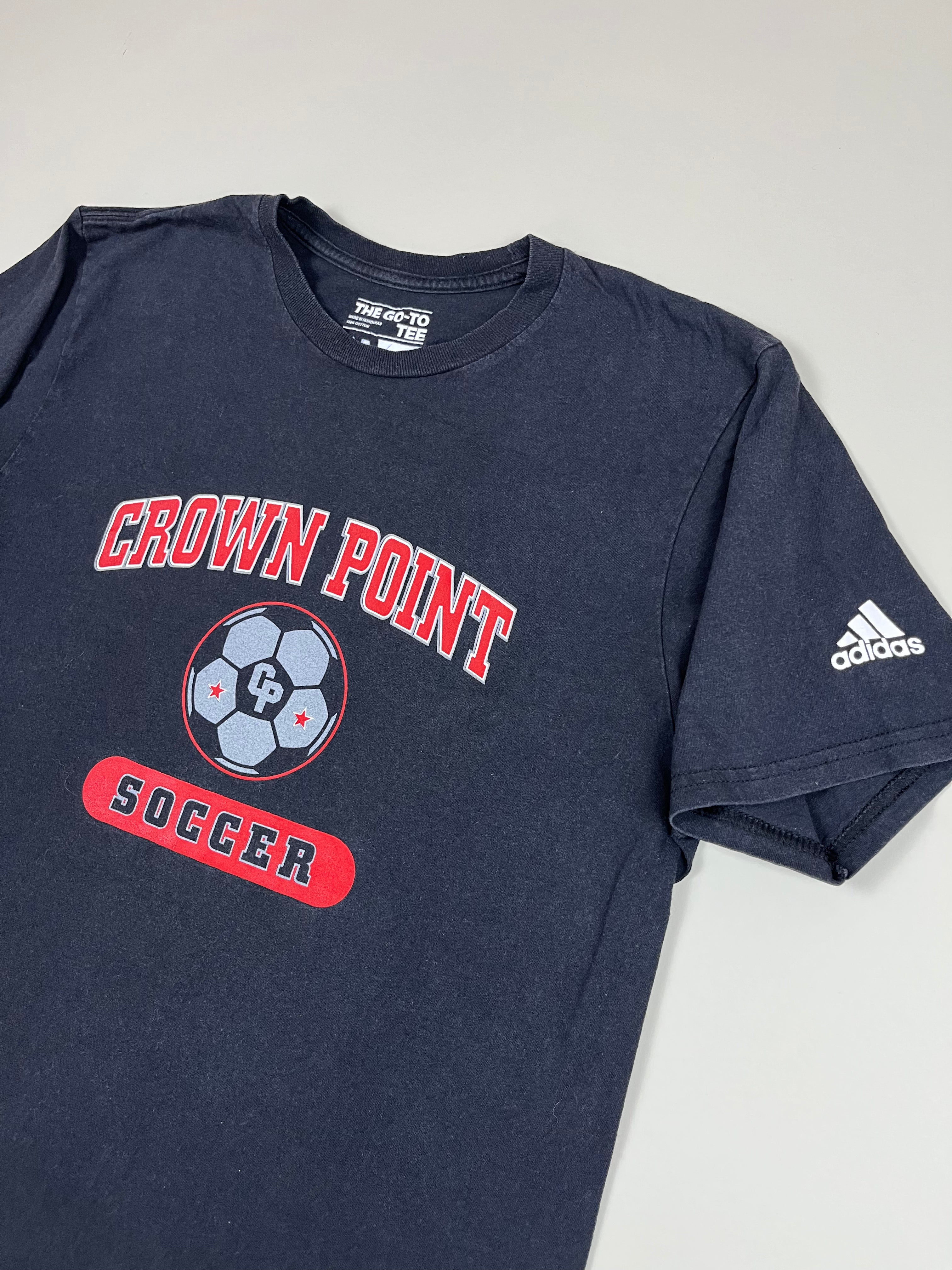 Adidas Crown Point Soccer T-Shirt in schwarz S - second hand