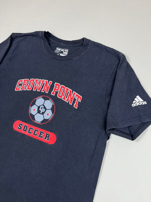 Adidas Crown Point Soccer T-Shirt in schwarz S - second hand