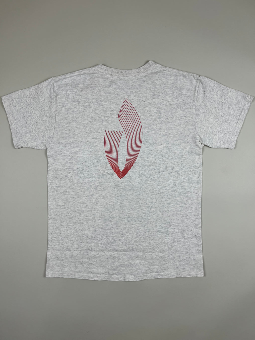 Champion T-Shirt in Hellgrau mit „Victorious“-Print S / M - second hand