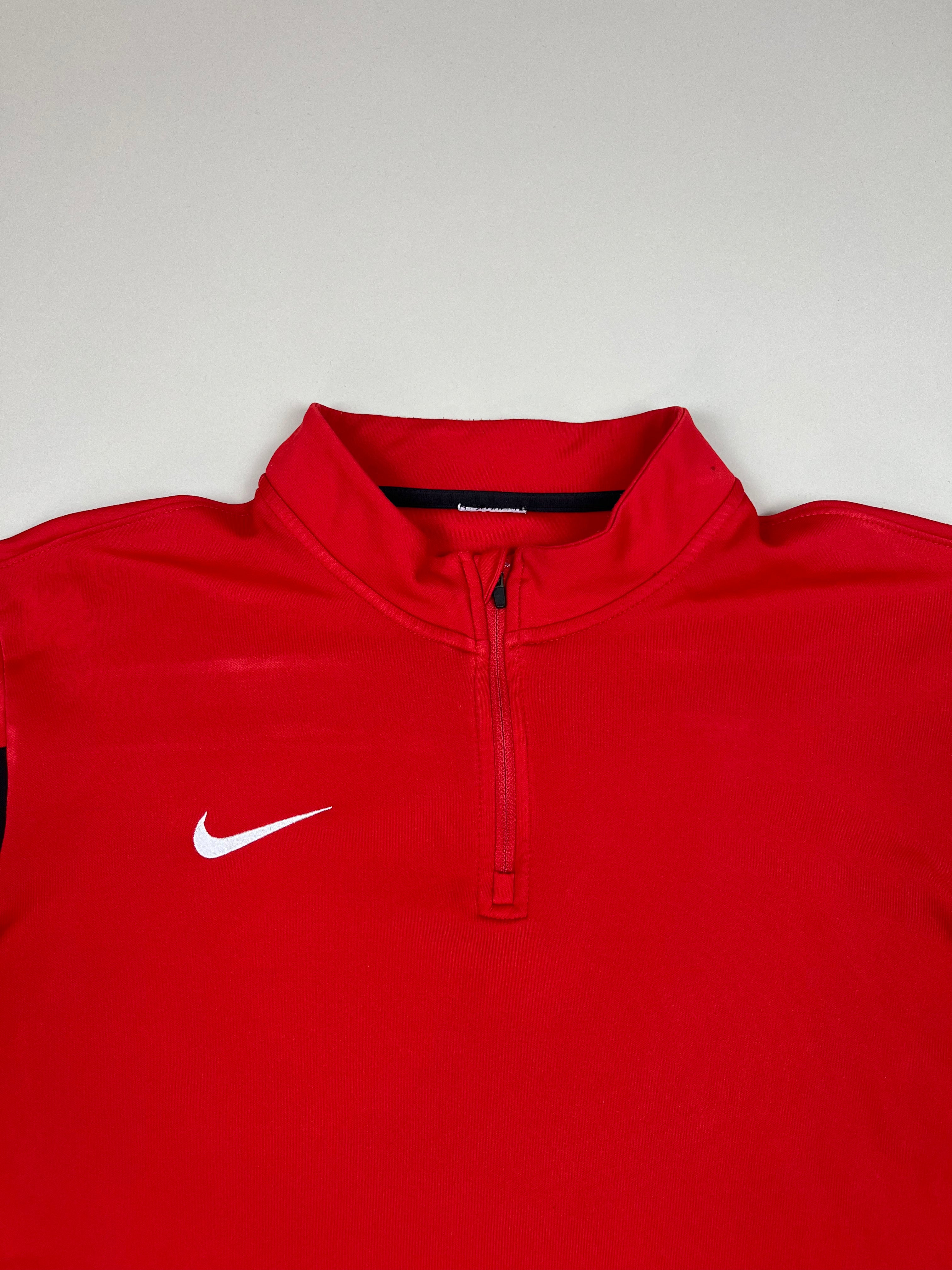 Nike Dri-FIT Zipper Fleece-Langarmshirt L - second hand