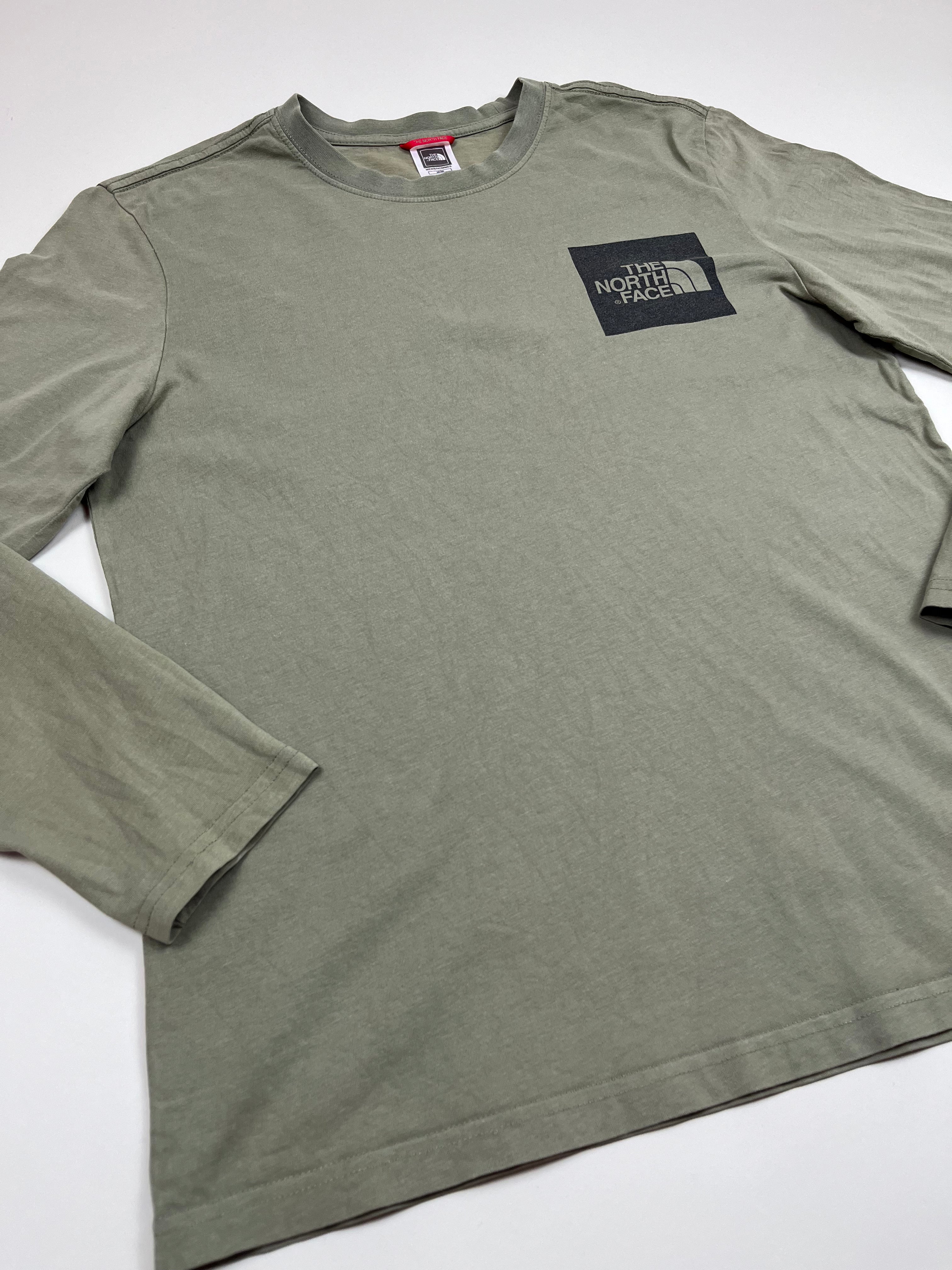 The North Face Langarmshirt olivgrün M - second hand