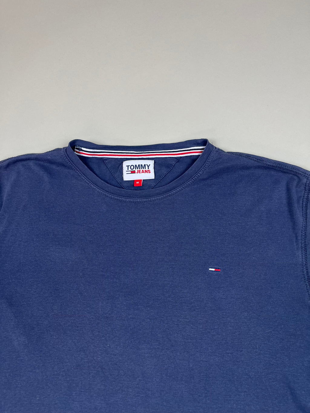 Tommy Jeans Langarmshirt in Navy M - second hand