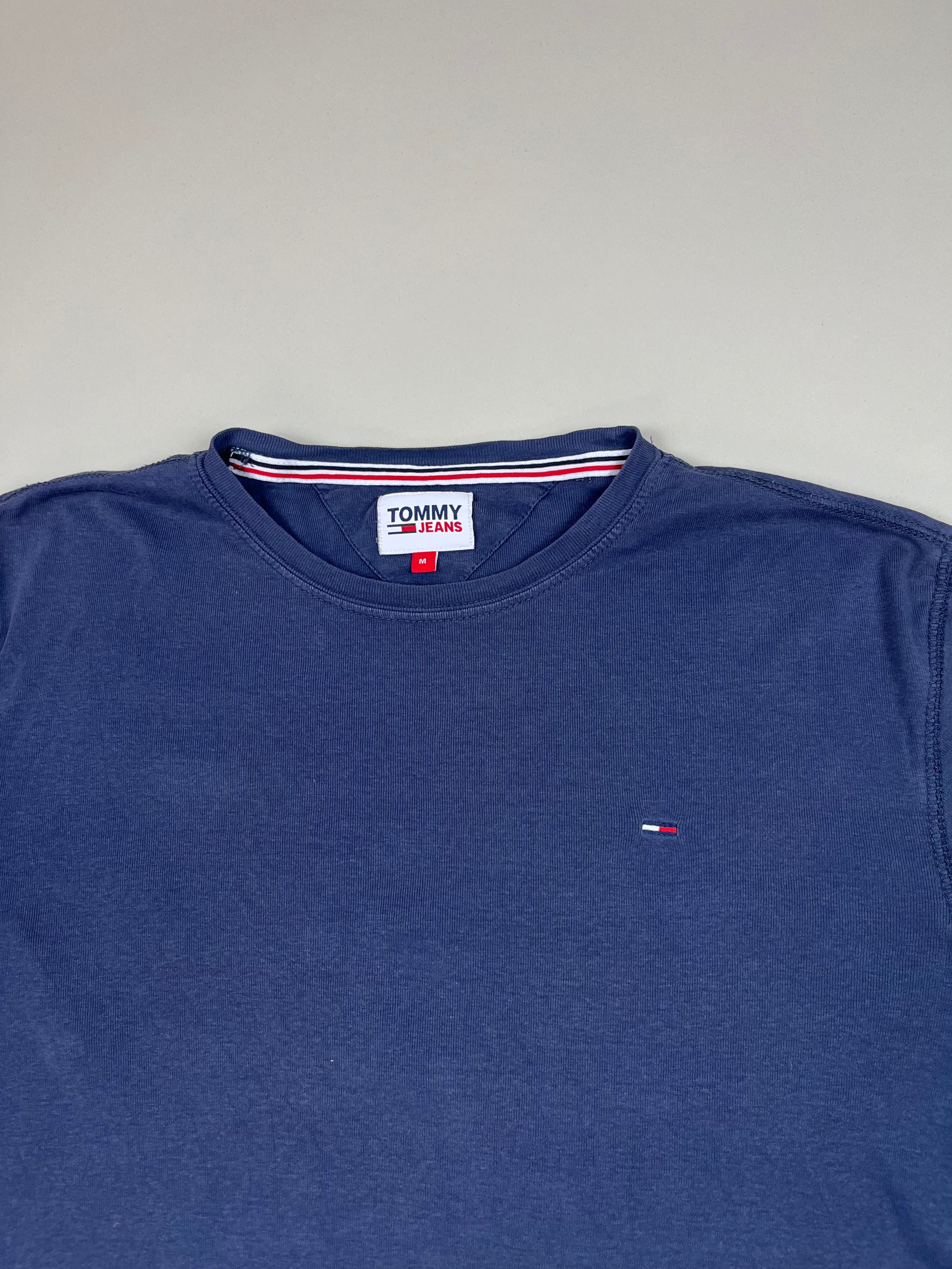 Tommy Jeans Langarmshirt in Navy M - second hand