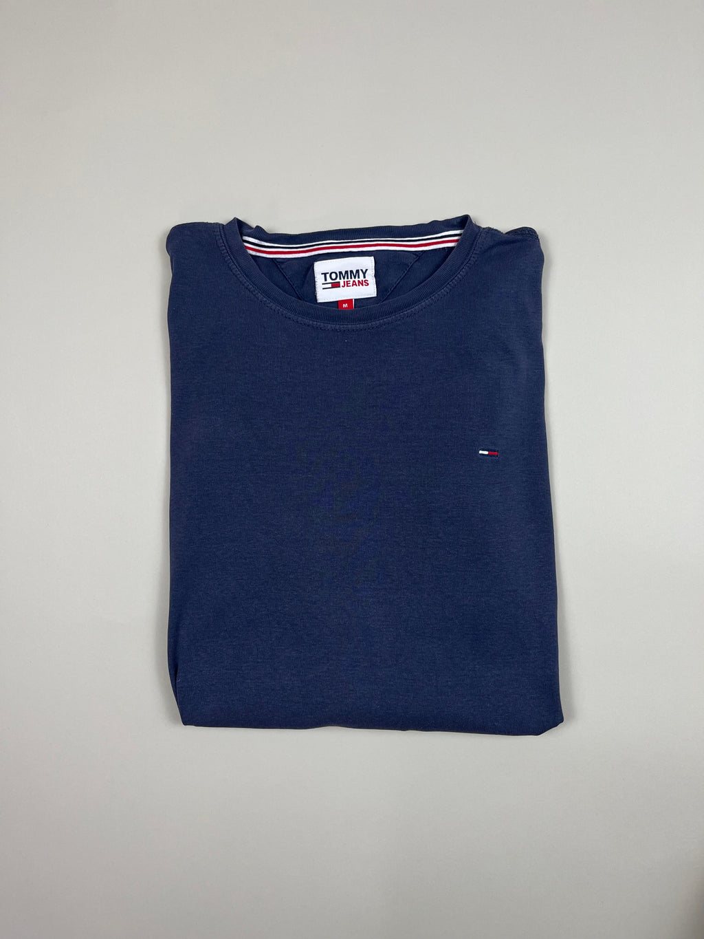 Tommy Jeans Langarmshirt in Navy M - second hand