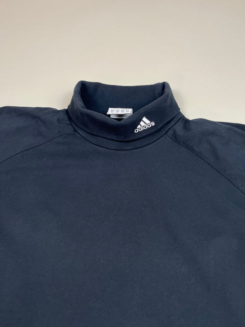 Adidas Rollkragen Langarmshirt schwarz XXL - second hand