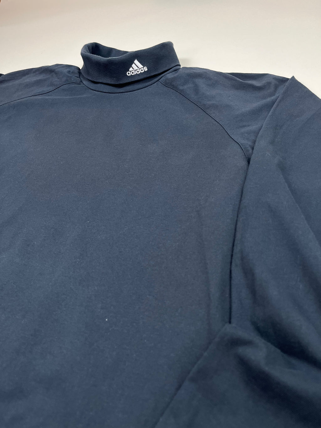 Adidas Rollkragen Langarmshirt schwarz XXL - second hand