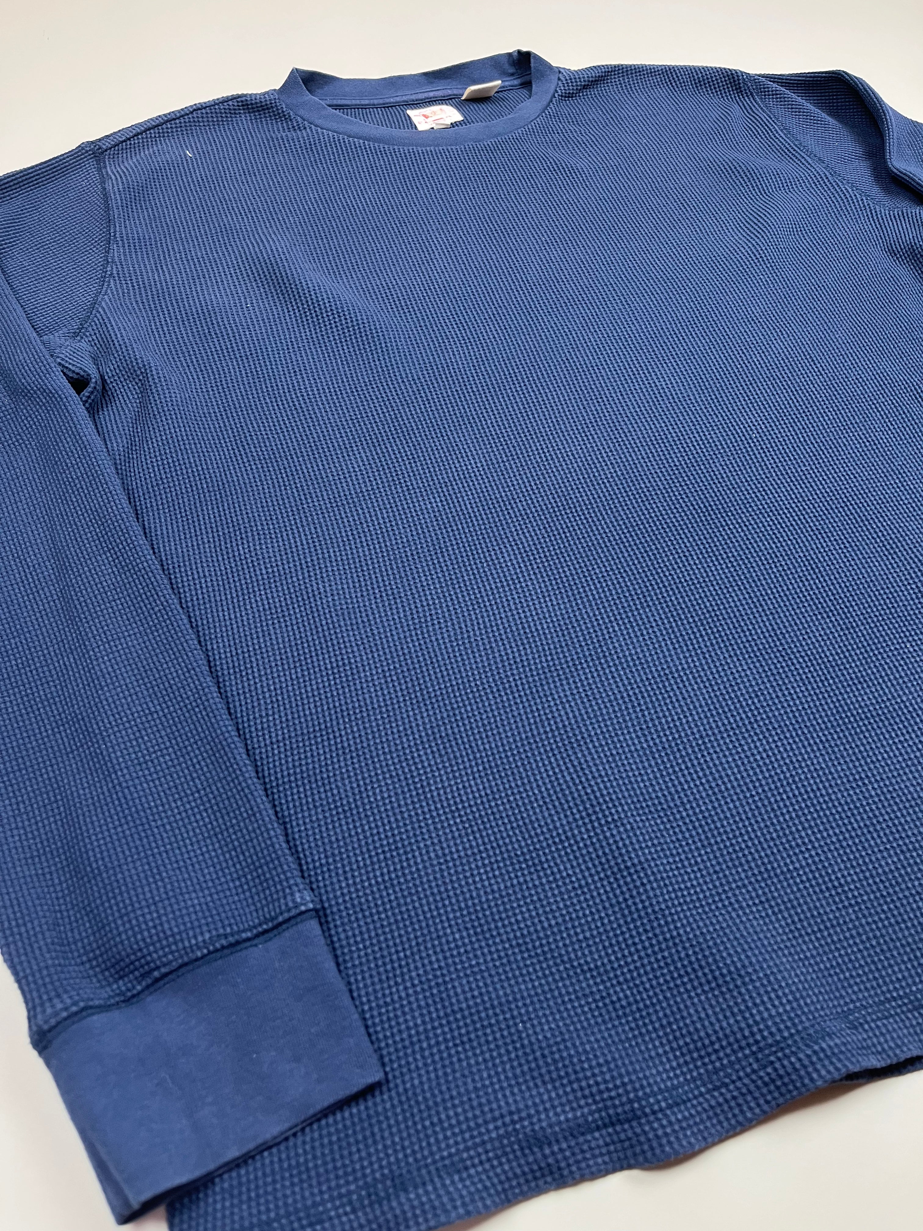 Levi's Langarmshirt dunkelblau basic L - second hand