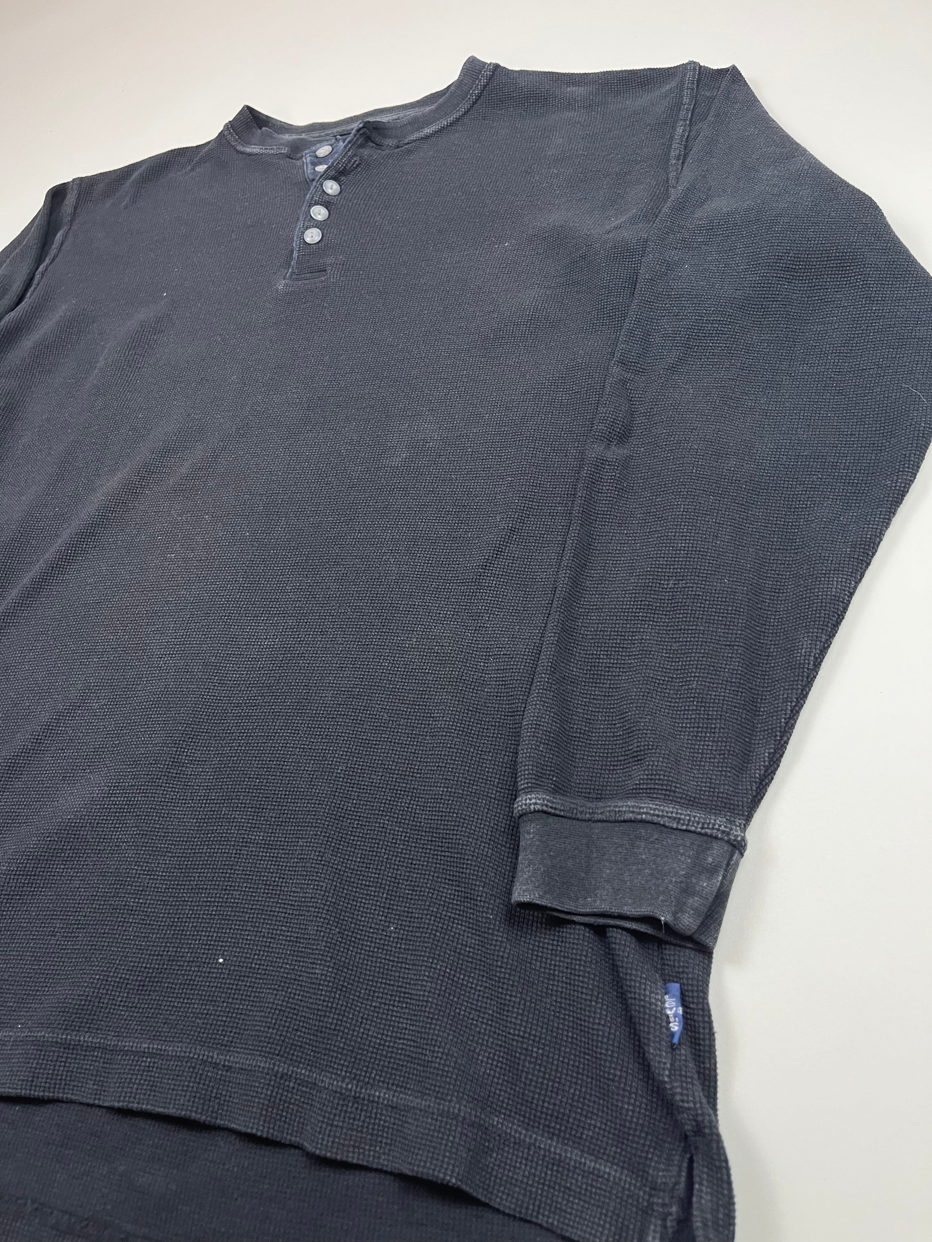 Levi's Henley-Langarmshirt mit Knopfleiste L - second hand