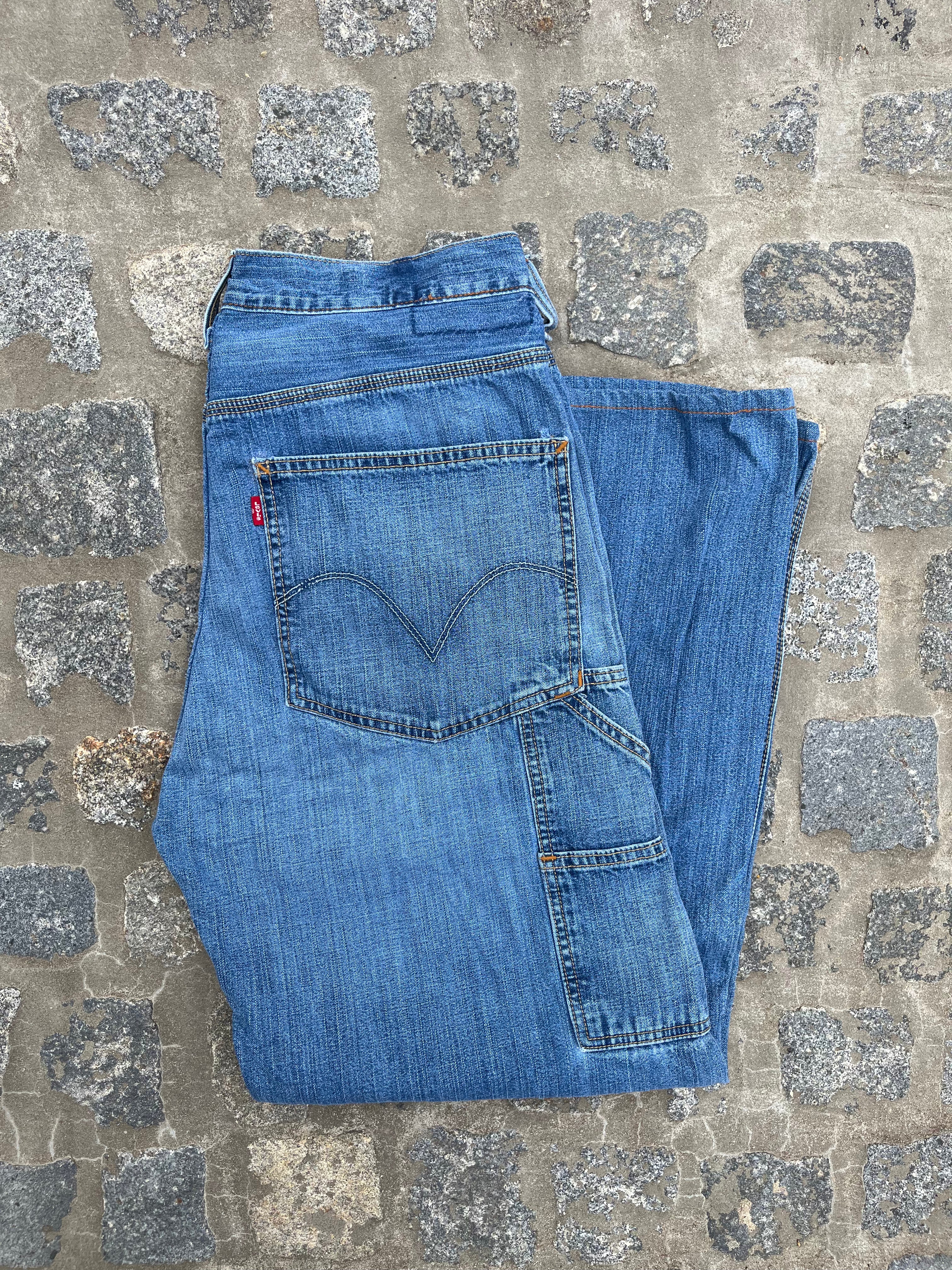 Vintage Levi’s Carpenter Jeans | 90s Baggy Workwear Denim