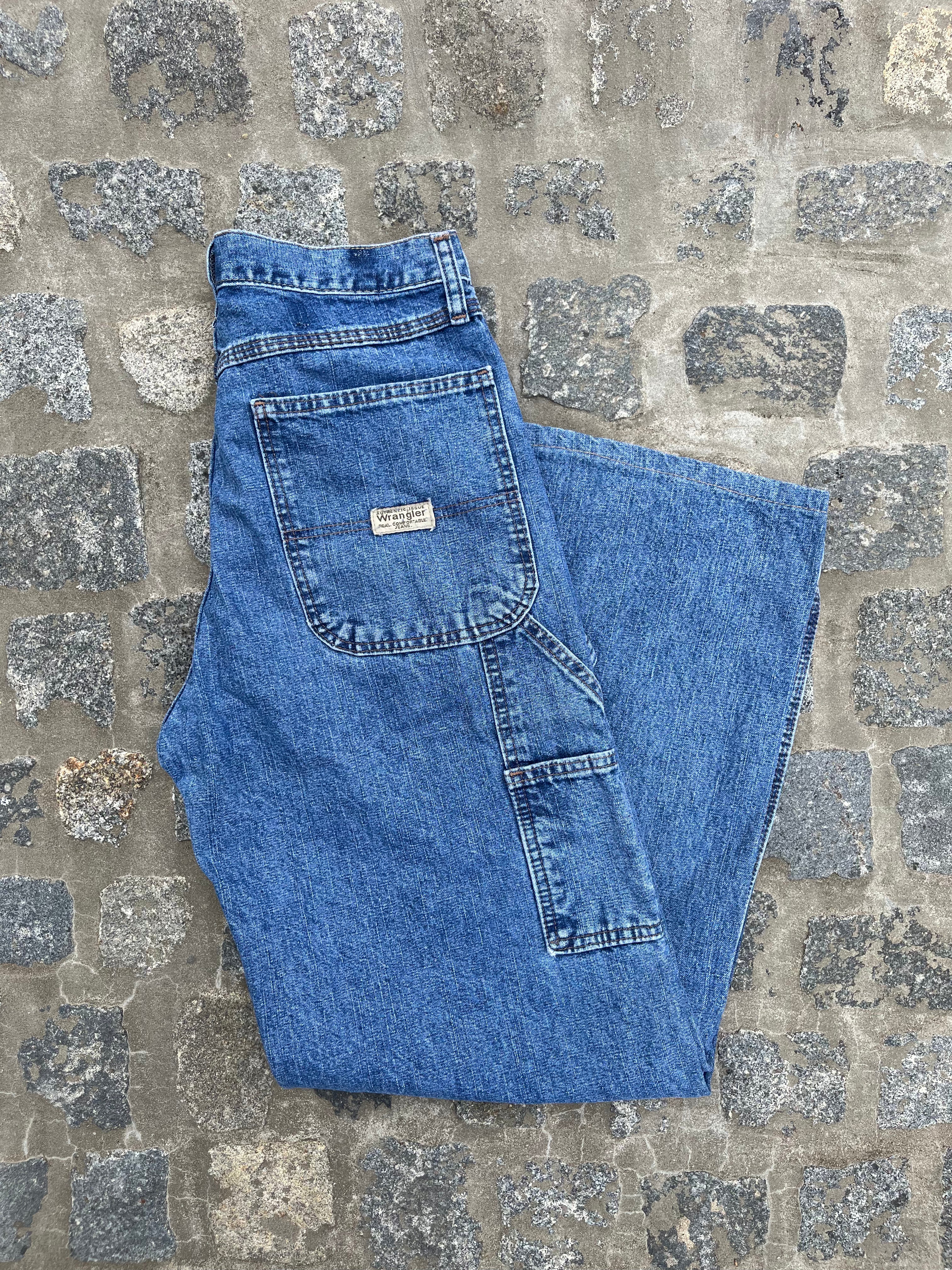 Vintage Wrangler Carpenter Jeans | 90s Baggy Workwear Denim