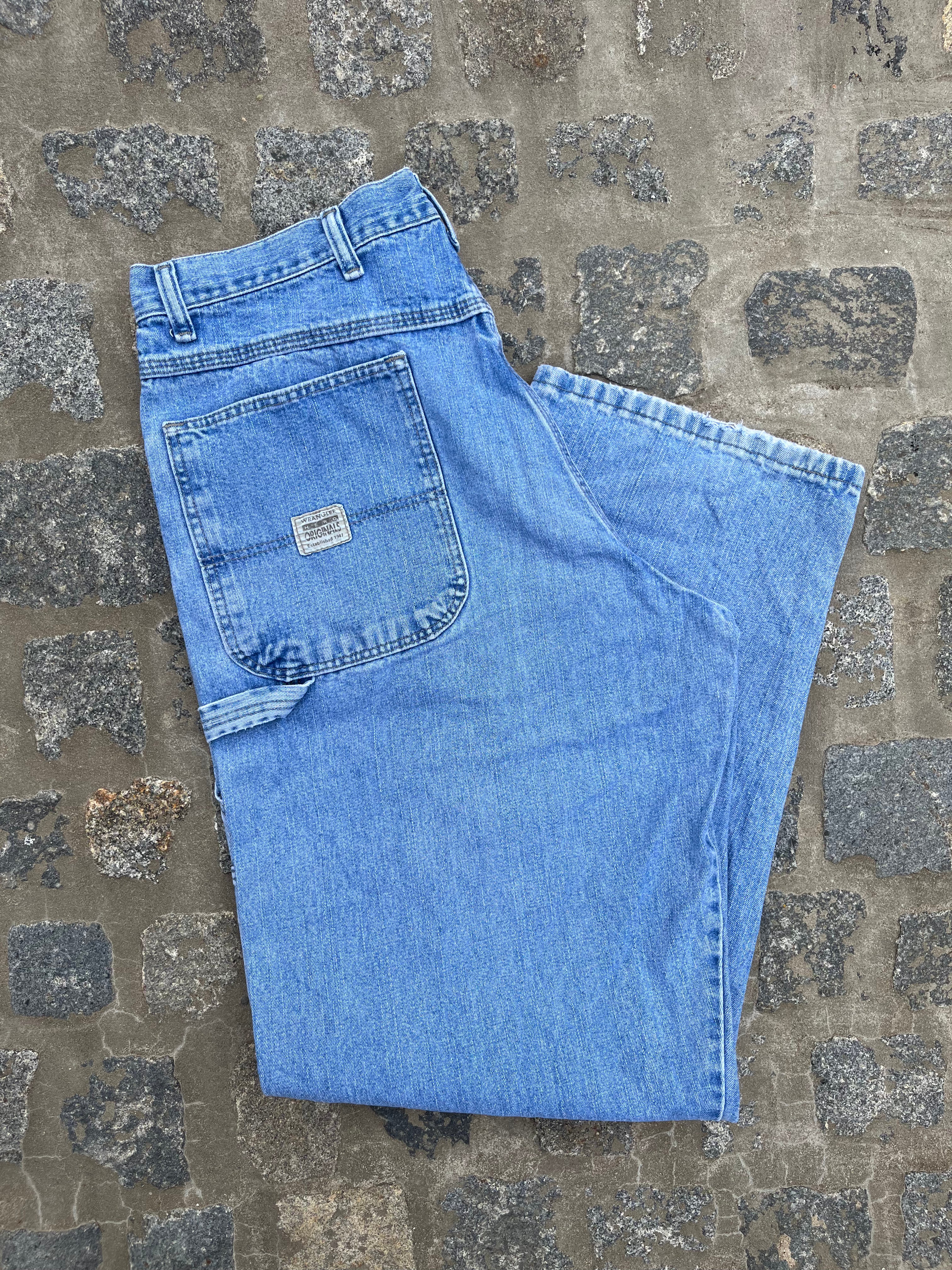 Vintage Wrangler Carpenter Jeans | 90s Baggy Workwear Denim
