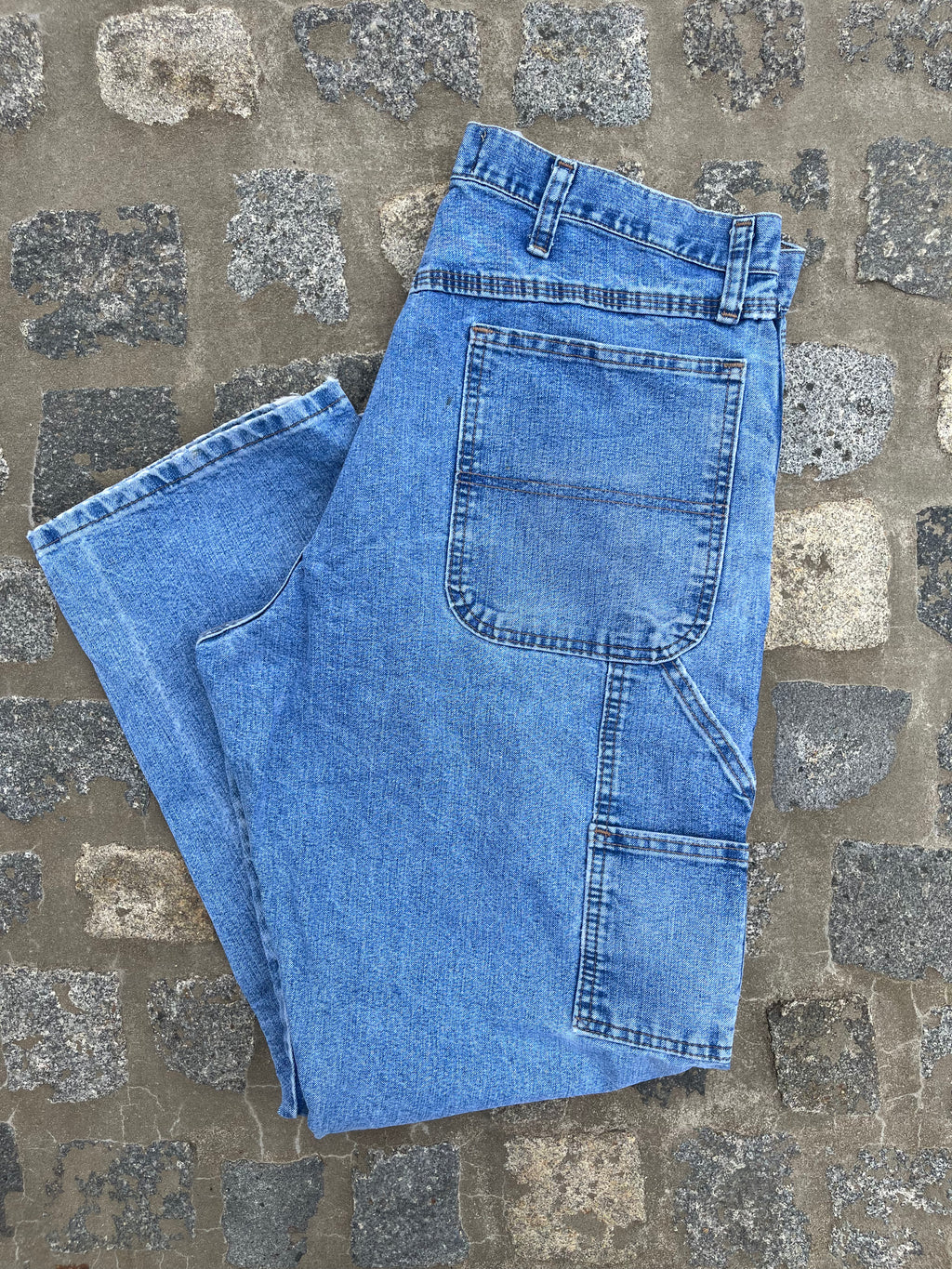 Vintage Wrangler Carpenter Jeans | 90s Baggy Workwear Denim