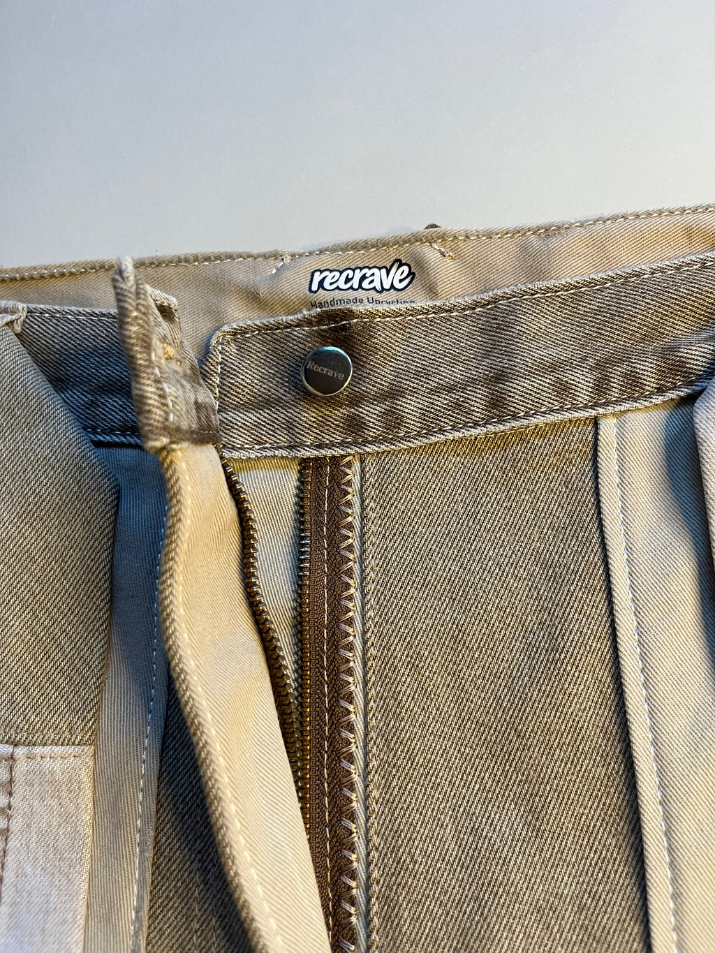 Denim Baggy Jorts Unisex – braun beige M/L | recrave originals