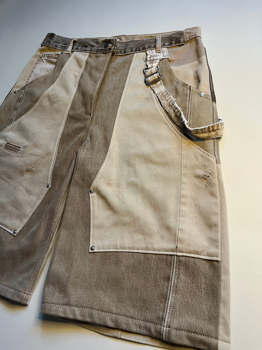 Denim Baggy Jorts Unisex – braun beige M/L | recrave originals