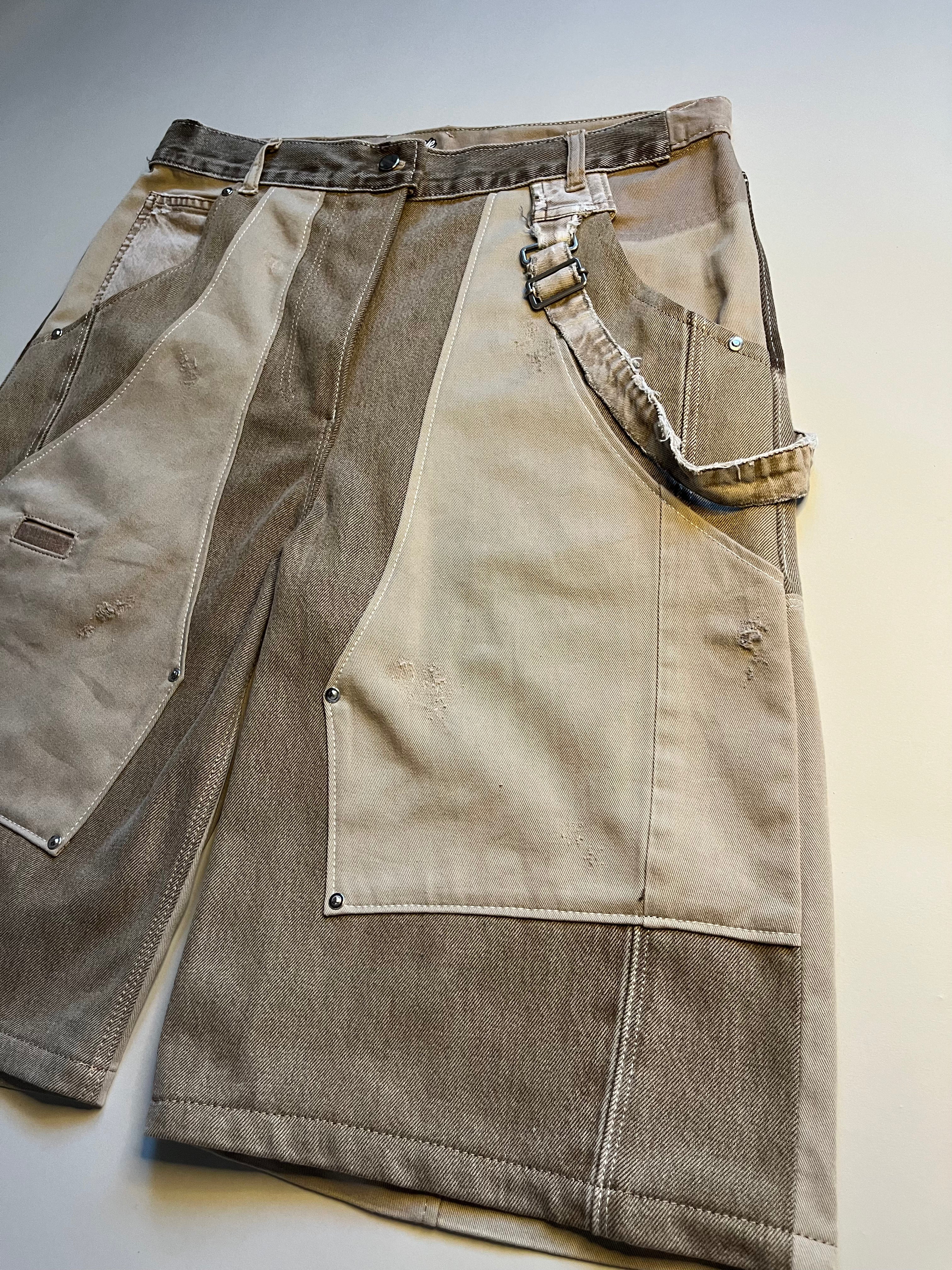 Denim Baggy Jorts Unisex – braun beige M/L | recrave originals