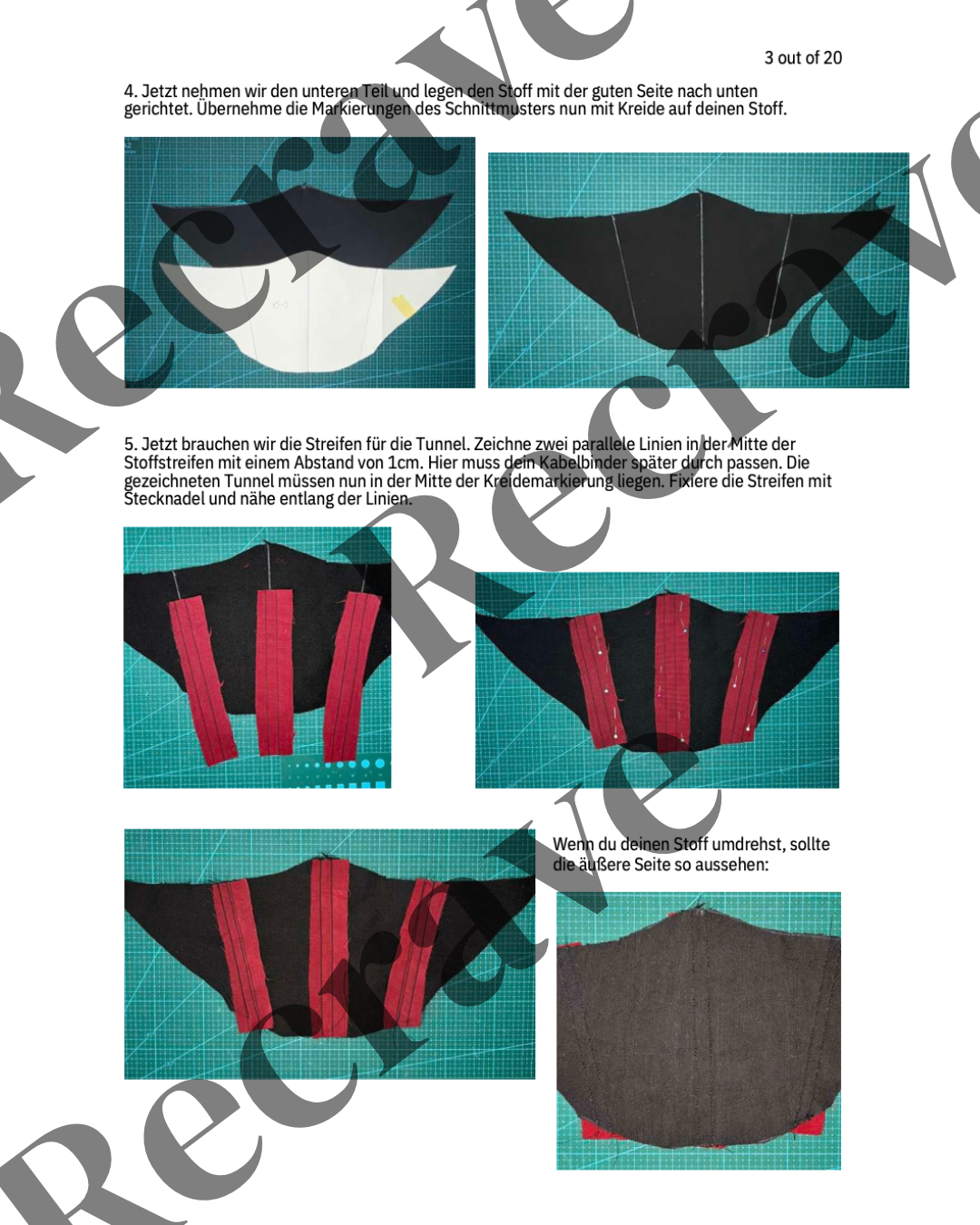 Denim Corset Sewing Pattern - Schnittmuster | Recrave Upcycling